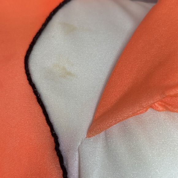 Moshi Microbead Nylon Spandex Clown Fish Pillow Plush 17" Brentwood Orange White - Picture 8 of 11